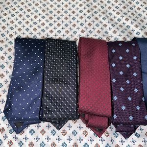Eight Brand Name ties. KC, CK, DKNY, MK, Alfani, Bibas, Banana Republic